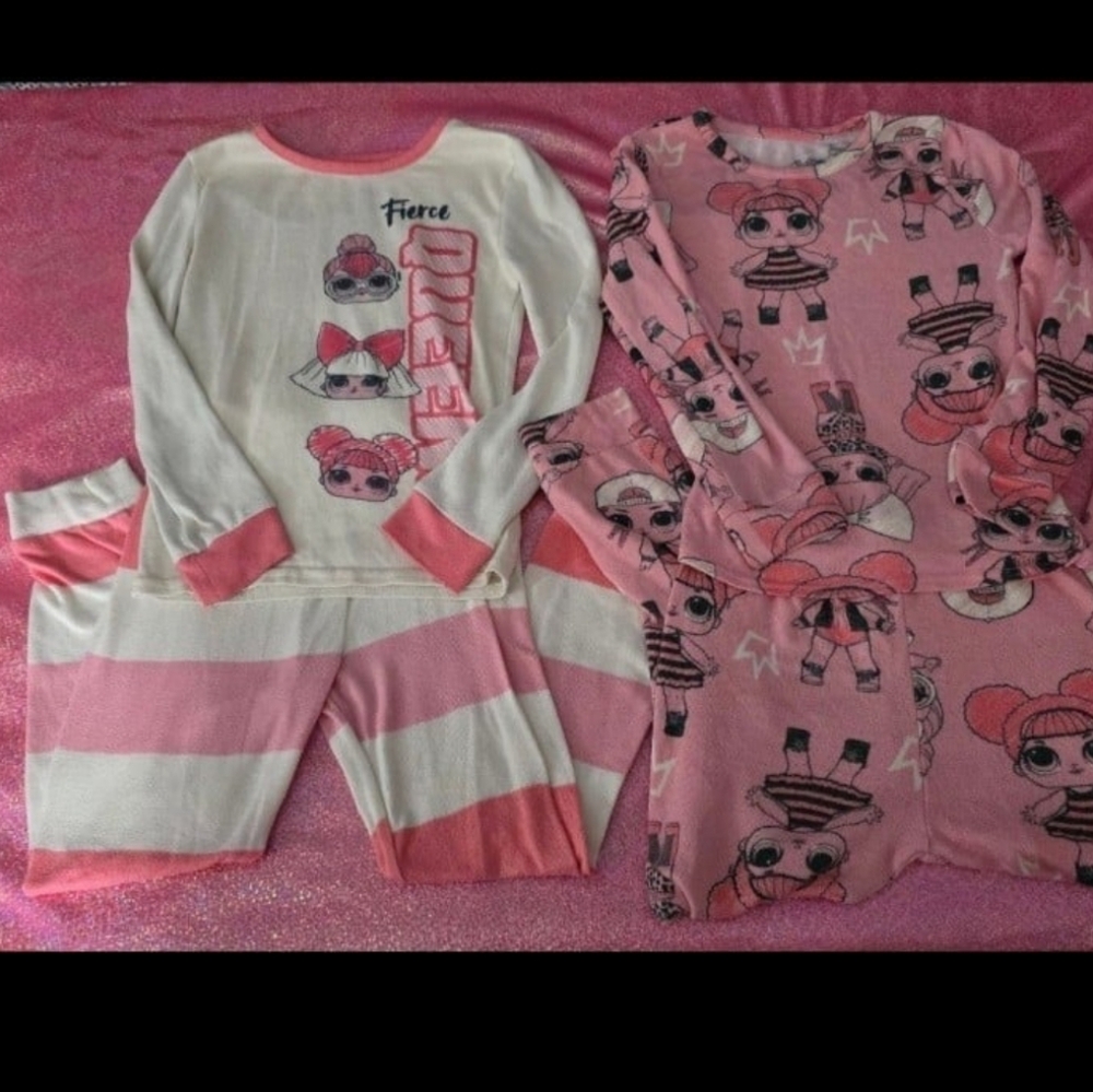 2 pairs of L.O.L Pajama sets! Girls size 6! - Picture 8 of 12